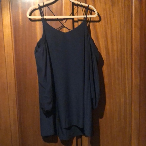 Navy blue mini dress - Picture 1 of 5